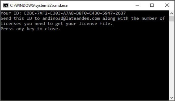 Documentación - Manual de instalación de Andino License Server - Windows